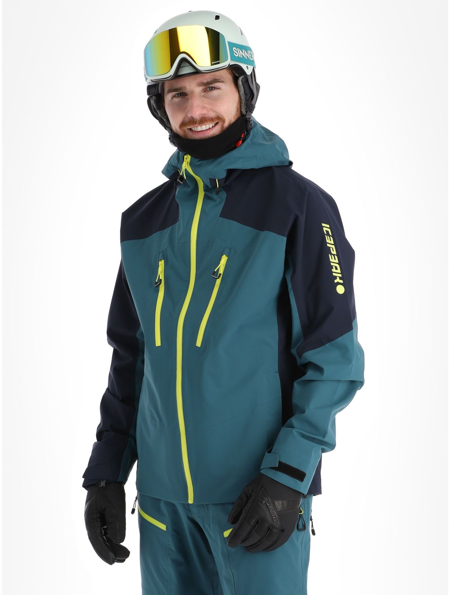 Icepeak Decatur Ab Hardshell Jas Heren Emerald Groen Skiwebshop