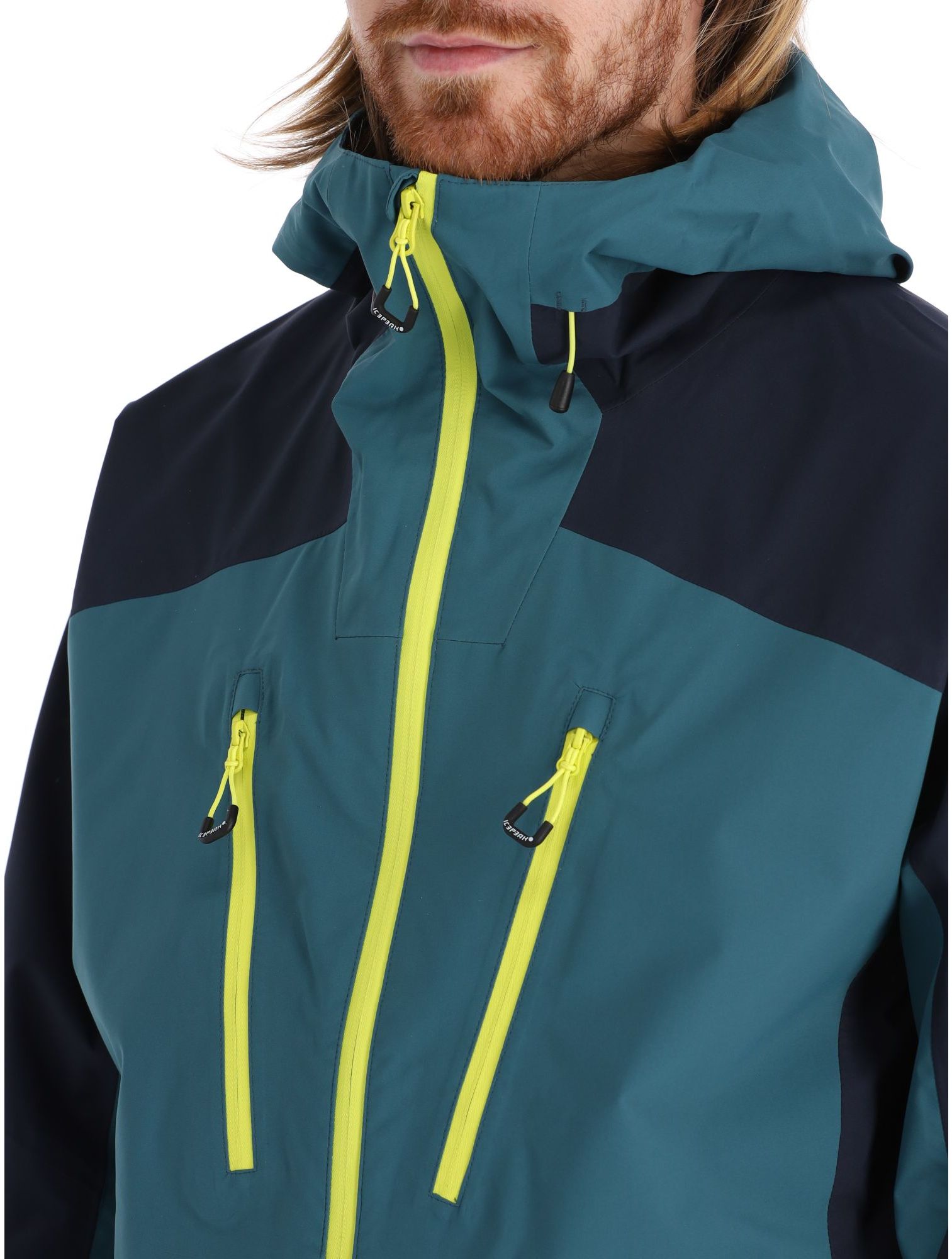 Icepeak Decatur Ab Hardshell Jas Heren Emerald Groen Skiwebshop