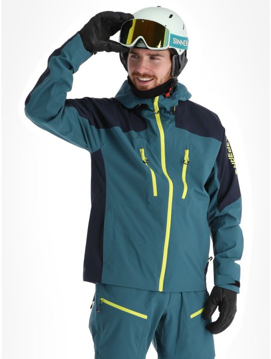 Icepeak Decatur Ab Hardshell Jas Heren Emerald Groen Skiwebshop