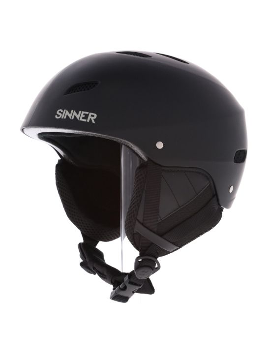 Sinner Bingham Skihelm Unisex Matt Black Zwart Skiwebshop