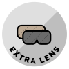 Aphex, XPR PA Goggles extra lens unisex Matt White Wit 