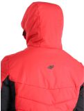 Miniatuur 4F, Down Jacket  M278 donsjas heren Red rood, zwart 