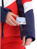 Miniatuur 4F, Technical Jacket  F338 AA Jas gevoerd dames Red Blauw, Rood, Wit 