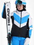 Miniatuur 4F, Technical Jacket  F338 AA Jas gevoerd dames Turquoise Turquoise, Wit, Zwart 