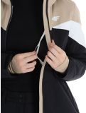 Miniatuur 4F, Technical Jacket  F344 AA Jas gevoerd dames Light Brown Bruin, Zwart 