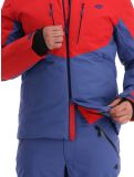 Miniatuur 4F, Technical Jacket  M284 AA Jas gevoerd heren Dark Red Blauw, Rood 