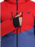 Miniatuur 4F, Technical Jacket  M284 AA Jas gevoerd heren Dark Red Blauw, Rood 