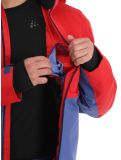 Miniatuur 4F, Technical Jacket  M284 AA Jas gevoerd heren Dark Red Blauw, Rood 