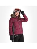 Miniatuur Almgwand, Stongerhohe ski-jas dames Aubergine grijs, paars 