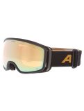 Miniatuur Alpina, Bivio Q PA Goggles unisex Black Gold Matt Goud, Zwart 