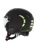 Miniatuur Alpina, Jump 2.0 Hm skihelm met vizier unisex Matt Lime groen, zwart 