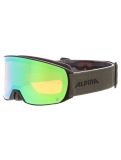 Miniatuur Alpina, Nakiska Q PA Goggles unisex Black Olive Matt Groen 