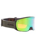 Miniatuur Alpina, Nakiska Q PA Goggles unisex Black Olive Matt Groen 