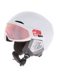 Miniatuur Alpina, ORO QV Mips skihelm met vizier unisex White Matt wit 