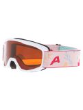 Miniatuur Alpina, Piney PA Goggles kinderen White Flower Matt Wit 