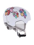 Miniatuur Alpina, Pizi skihelm kinderen Patchwork Flower Matt wit 