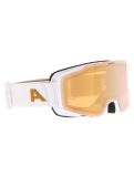 Miniatuur Alpina, Taos Q PA Goggles unisex White Gold Matt Goud, Wit 