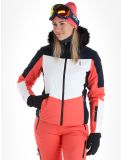 Miniatuur Aulp, Sandi ski-jas dames Grenadine rood, wit 