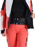 Miniatuur Aulp, Sandi ski-jas dames Grenadine rood, wit 