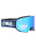 Miniatuur Bliz, Flow skibril unisex Matte Blue - Brown w Blue Multi blauw 