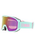 Miniatuur Bliz, Rave skibril unisex Matte Mint - Brown w Pink Multi groen 