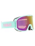 Miniatuur Bliz, Rave skibril unisex Matte Mint - Brown w Pink Multi groen 