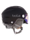 Miniatuur Bollé, Eco V-Atmos skihelm met vizier unisex Black Matte - Photochromic Blue zwart 