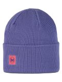 Miniatuur Buff, Crossknit Beanie muts unisex Iris paars 