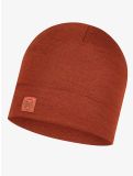 Miniatuur Buff, Merino Heavyweight Beanie muts unisex Solid Sienna bruin 