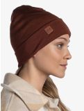 Miniatuur Buff, Merino Heavyweight Beanie muts unisex Solid Sienna bruin 