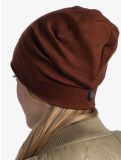 Miniatuur Buff, Merino Heavyweight Beanie muts unisex Solid Sienna bruin 