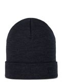 Miniatuur Buff, Merino Heavyweight Beanie muts unisex Solid Indigo paars 