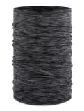 Miniatuur Buff, Merino Lightweight sjaal kinderen Graphite Multistripes grijs 