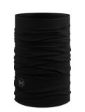 Miniatuur Buff, Merino Lightweight sjaal unisex Solid Black zwart 