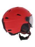 Miniatuur Cairn, Impulse Visor skihelm met vizier unisex Mat Magenta roze 