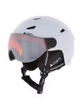 Miniatuur Cairn, Impulse Visor skihelm met vizier unisex Mat White wit 