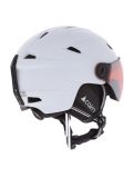 Miniatuur Cairn, Impulse Visor skihelm met vizier unisex Mat White wit 