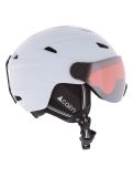 Miniatuur Cairn, Impulse Visor skihelm met vizier unisex Mat White wit 