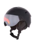 Miniatuur Cairn, Impulse Visor skihelm met vizier unisex Mat Black zwart 