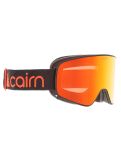 Miniatuur Cairn, Magnitude skibril extra lens unisex Mat Black Orange oranje, zwart 