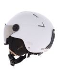 Miniatuur Cairn, Orbit Visor skihelm met vizier unisex Mat White Coffee wit 