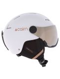 Miniatuur Cairn, Orbit Visor skihelm met vizier unisex Mat White Coffee wit 