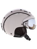 Miniatuur Casco, SP-6 skihelm met vizier unisex Ivory White wit 