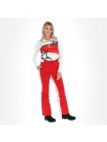 Miniatuur CMP, 30W0806 skibroek slim fit dames ferrari Rood