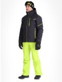 Miniatuur CMP, 33W0897 softshell ski-jas heren Anthracite / Acid Yellow grijs 