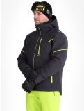 Miniatuur CMP, 33W0897 softshell ski-jas heren Anthracite / Acid Yellow grijs 