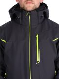 Miniatuur CMP, 33W0897 softshell ski-jas heren Anthracite / Acid Yellow grijs 