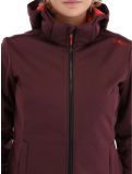 Miniatuur CMP, 39A5006M softshell ski-jas dames Burgundy Mel. bordeaux 