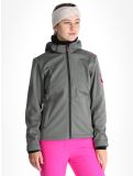 Miniatuur CMP, 39A5006M softshell ski-jas dames Mineral Melange groen 