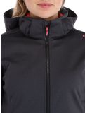 Miniatuur CMP, 39A5006M softshell ski-jas dames Titanium Mel. Gloss grijs 